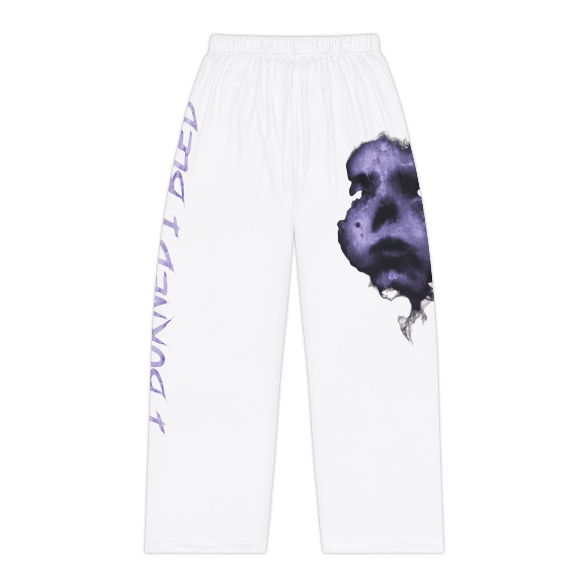 Sleep Pants — 'I Burned I Bled' Purple Ink Skull Lounge Pajama Pants