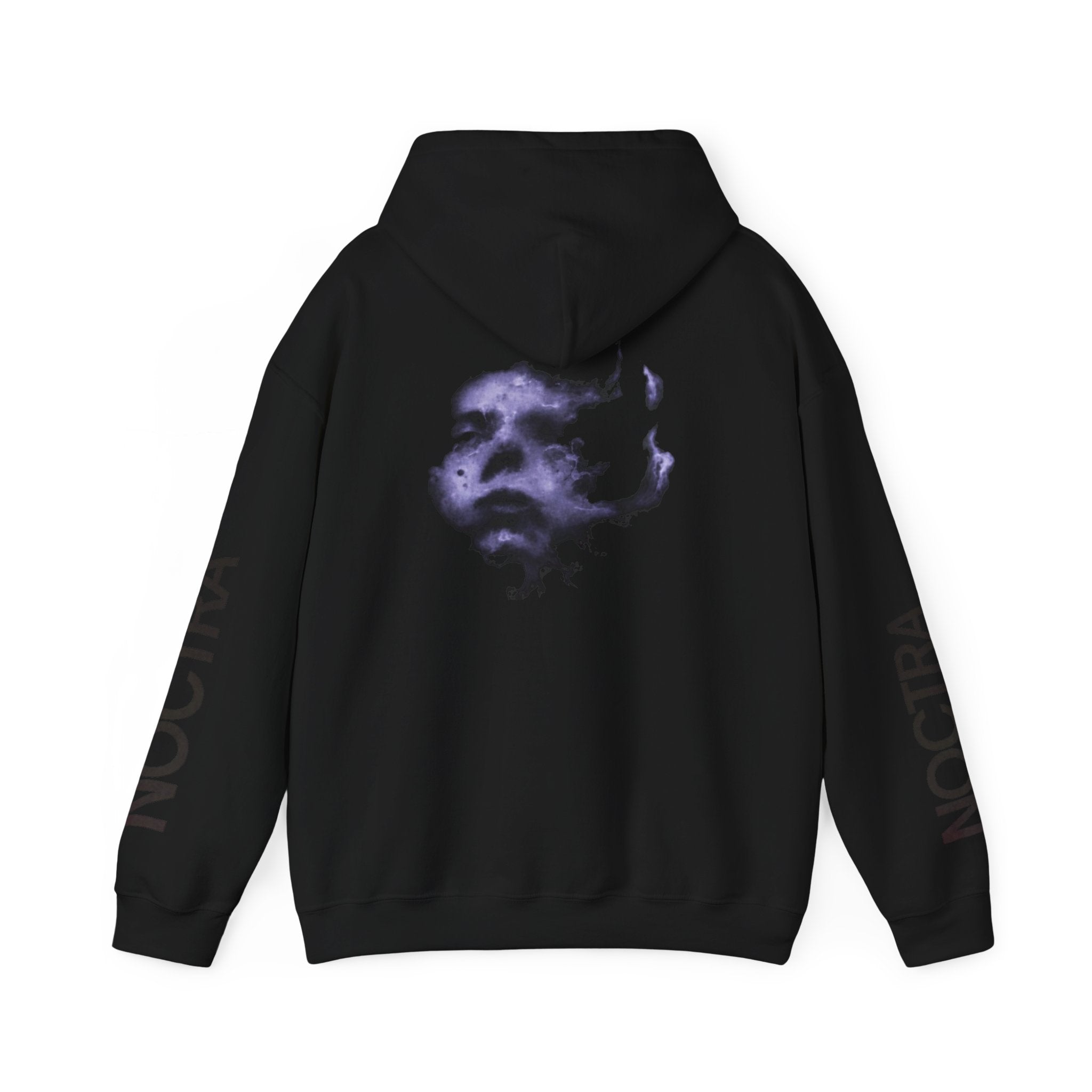 I Burned I Bled Hoodie — Gothic Surreal Face Graphic Pullover