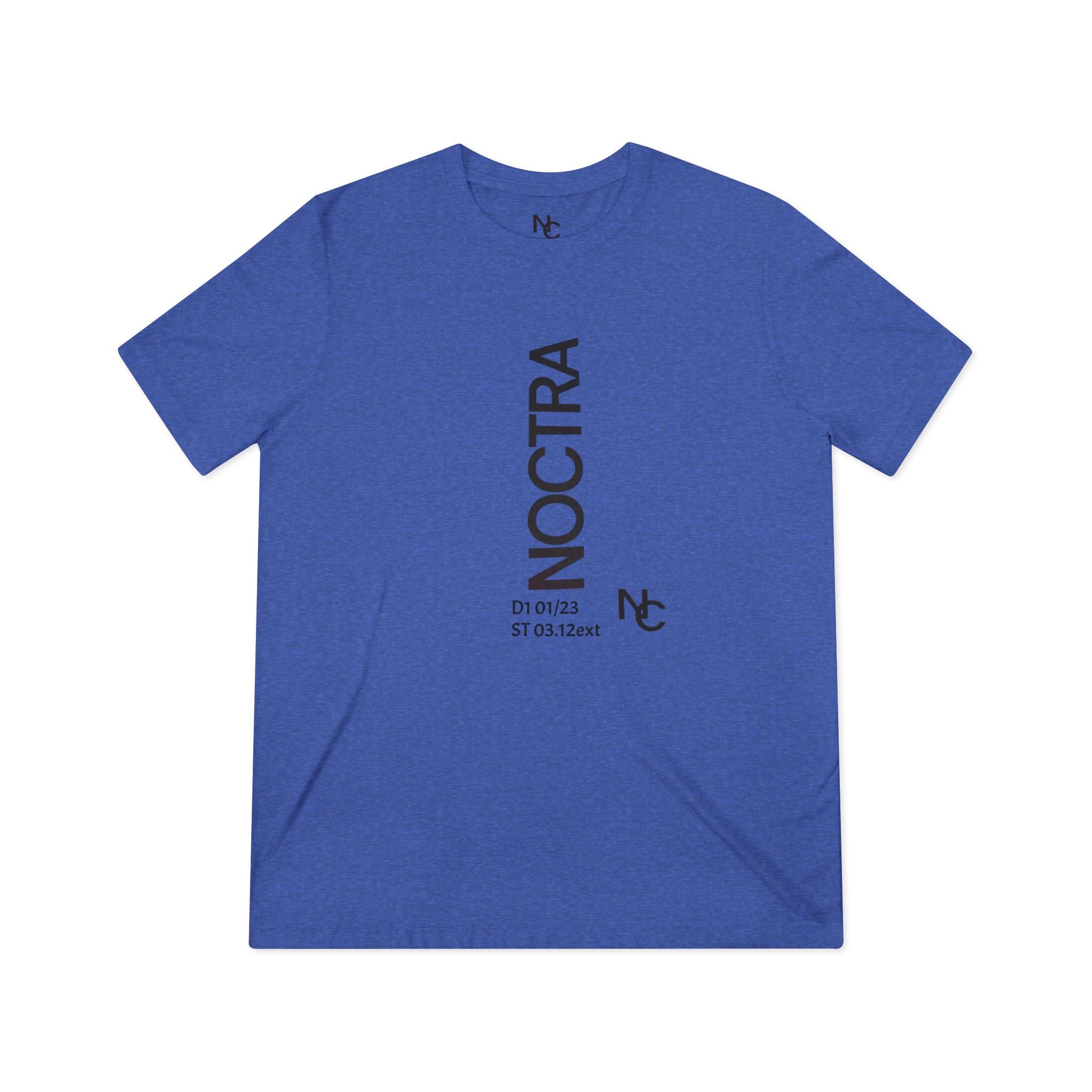 Vertical Floral Graphic Tee — Minimal Monolith Design