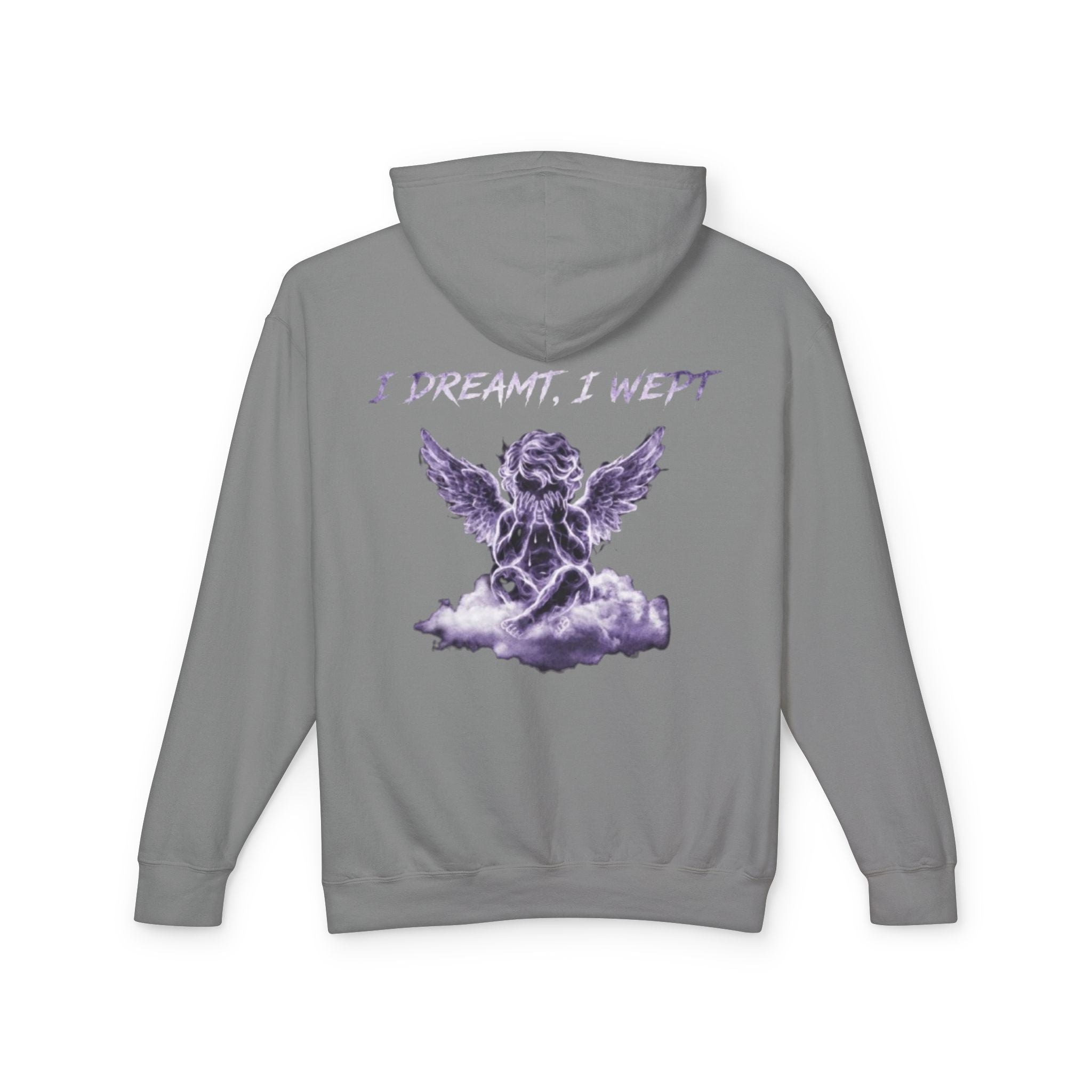 Angel Cherub Hoodie — 'I Dreamt, I Wept' Graphic Pullover