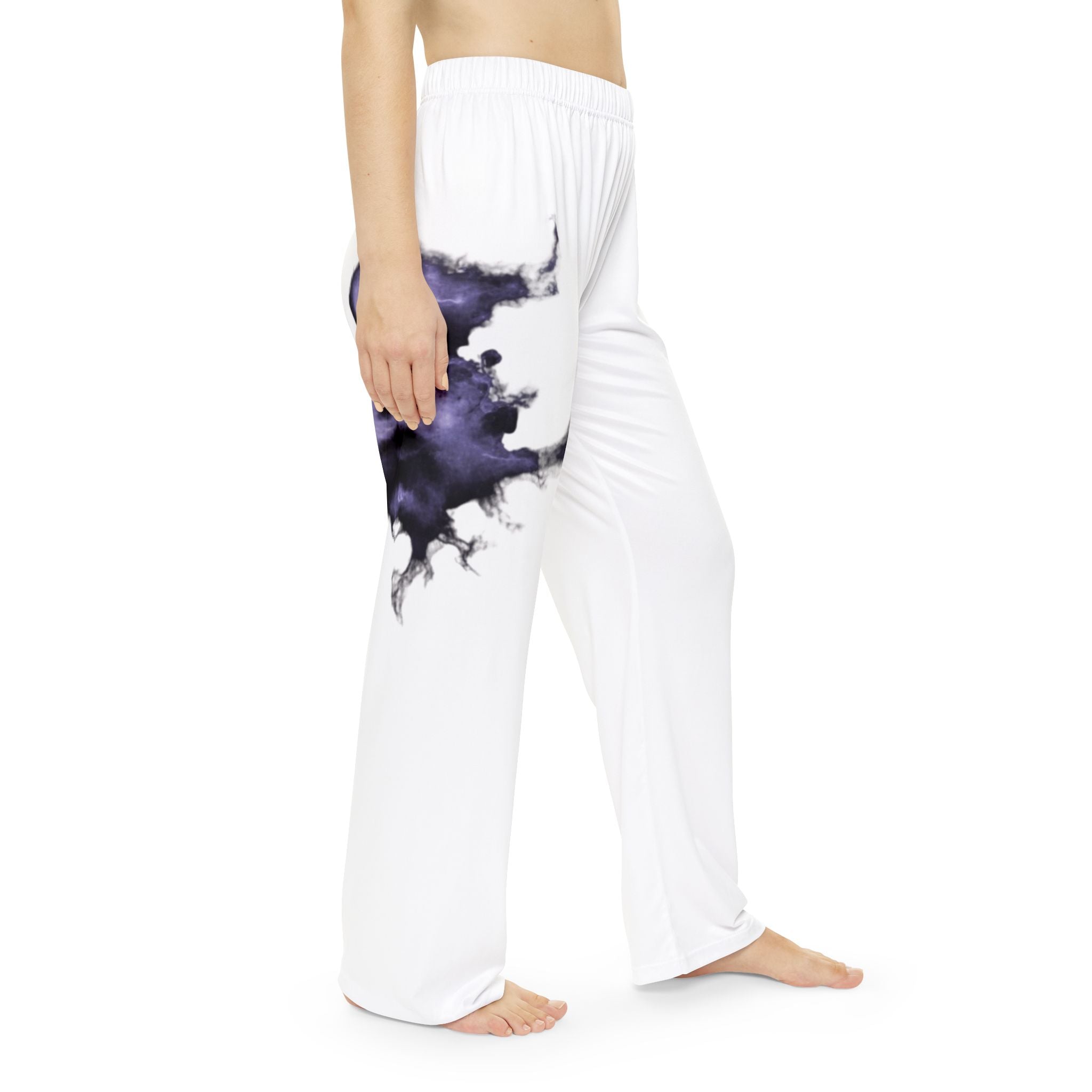 Sleep Pants — 'I Burned I Bled' Purple Ink Skull Lounge Pajama Pants