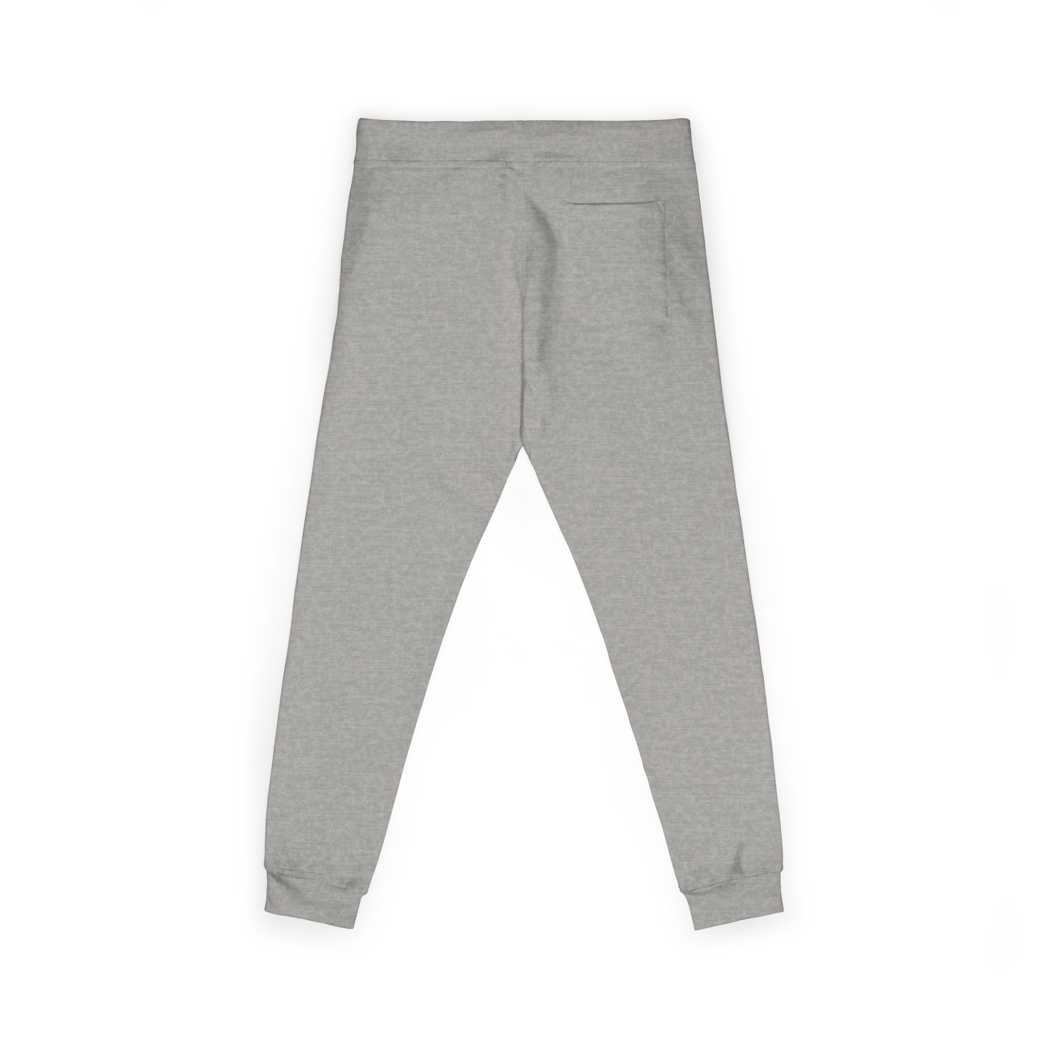 Embroidered Olive Green Fleece Sweatpants — Minimal Crescent Logo Joggers